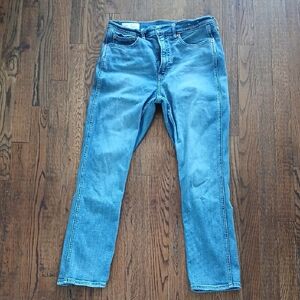 GAP Vintage Slim High Rise Blue Denim Jeans